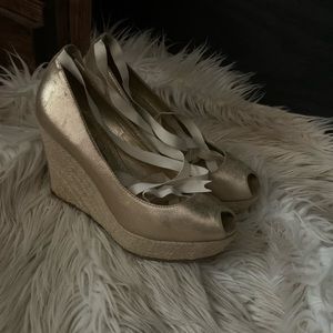 Jessica Simpson peep toe espadrille